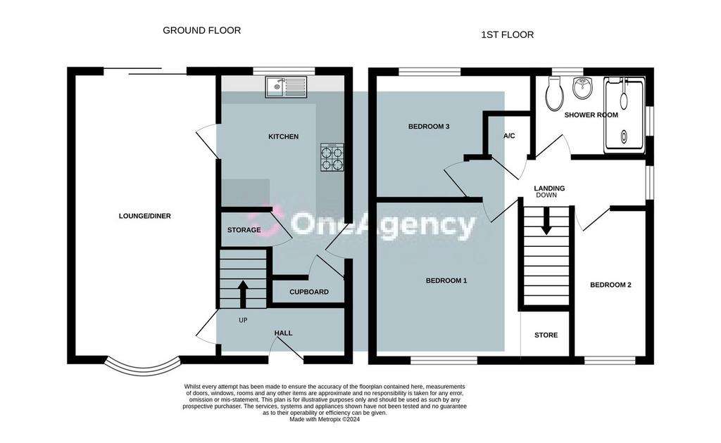 3 bedroom semi-detached house for sale - floorplan