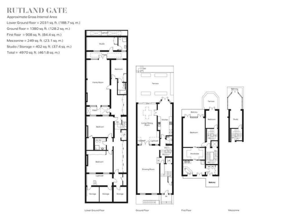 6 bedroom maisonette to rent - floorplan