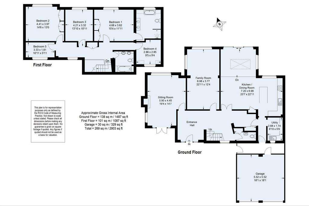 5 bedroom detached house for sale - floorplan