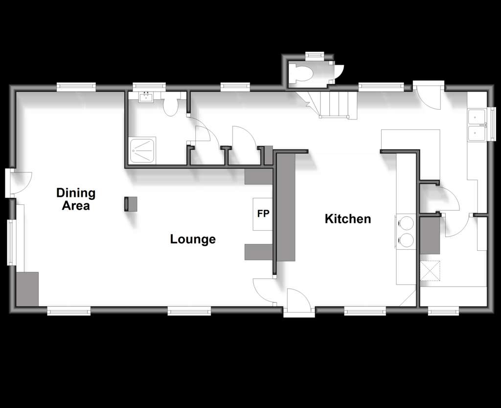 3 bedroom detached house for sale - floorplan