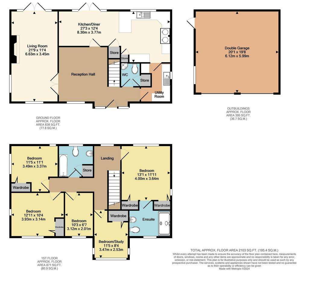 5 bedroom detached house for sale - floorplan