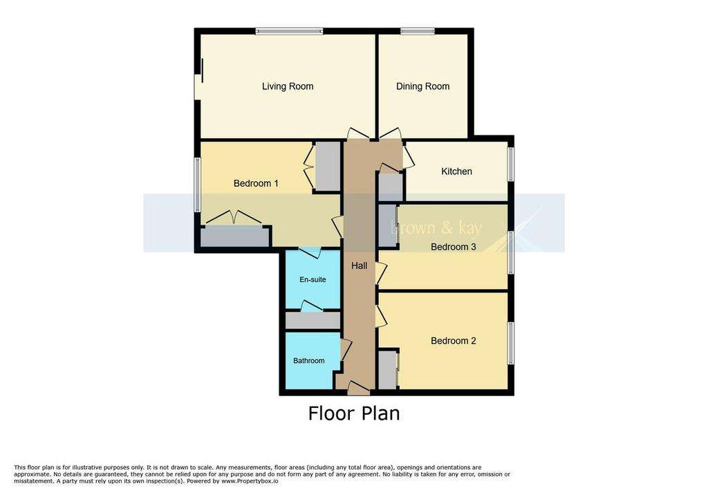 3 bedroom ground floor flat for sale - floorplan