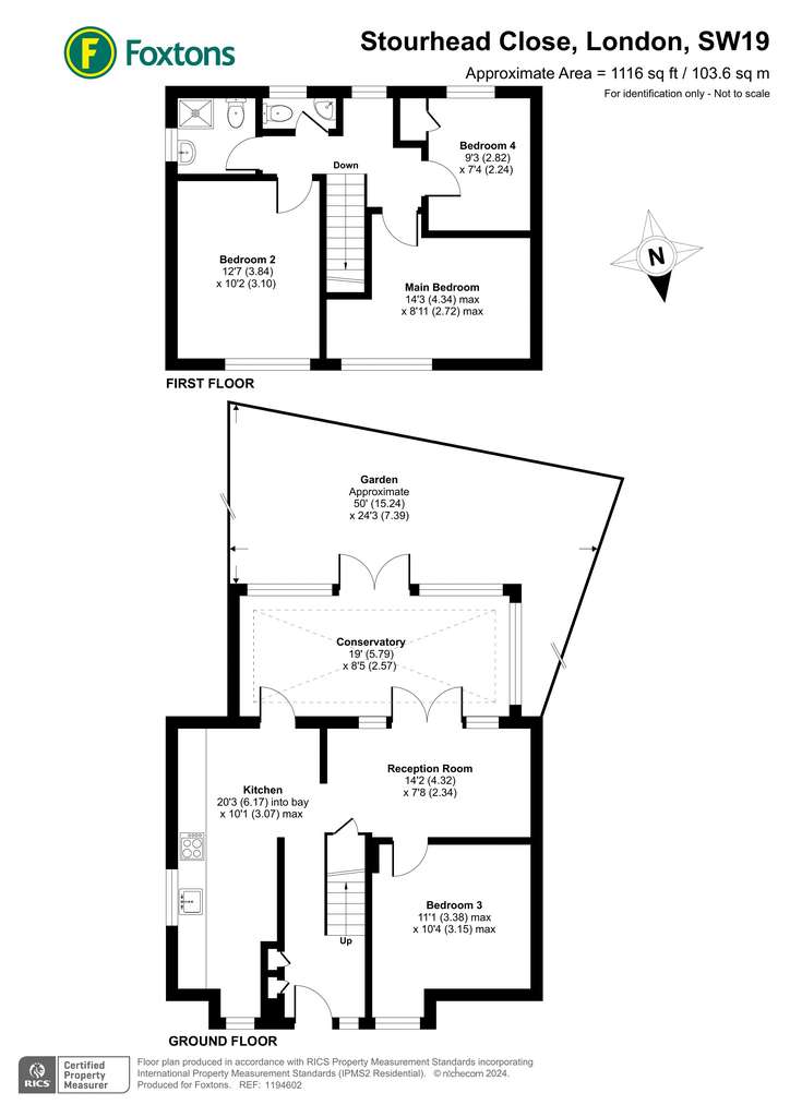 4 bedroom house to rent - floorplan