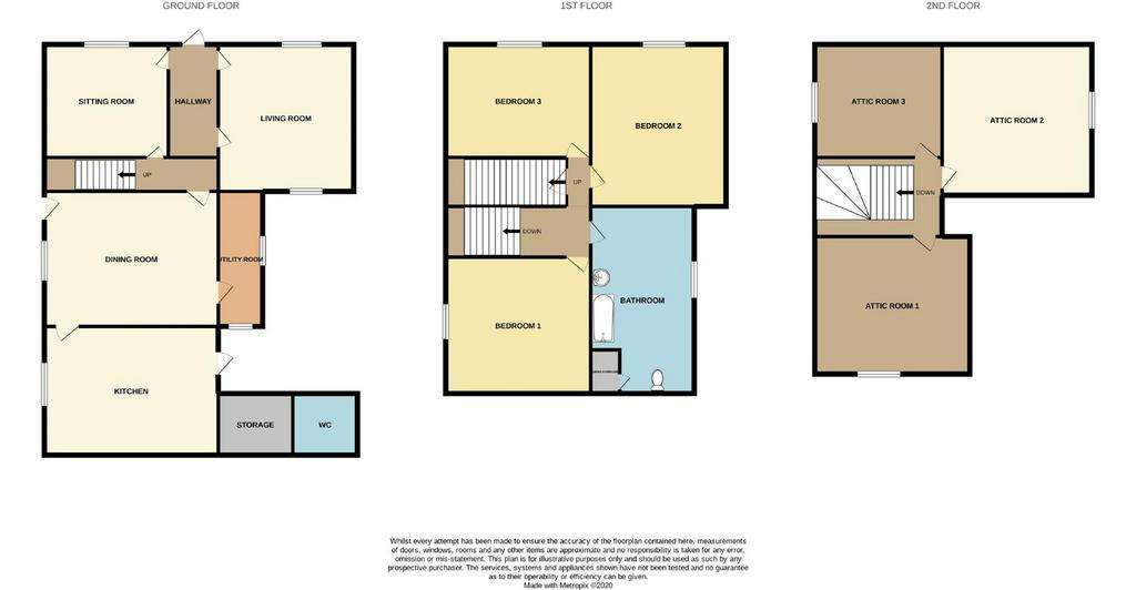 3 bedroom detached house to rent - floorplan