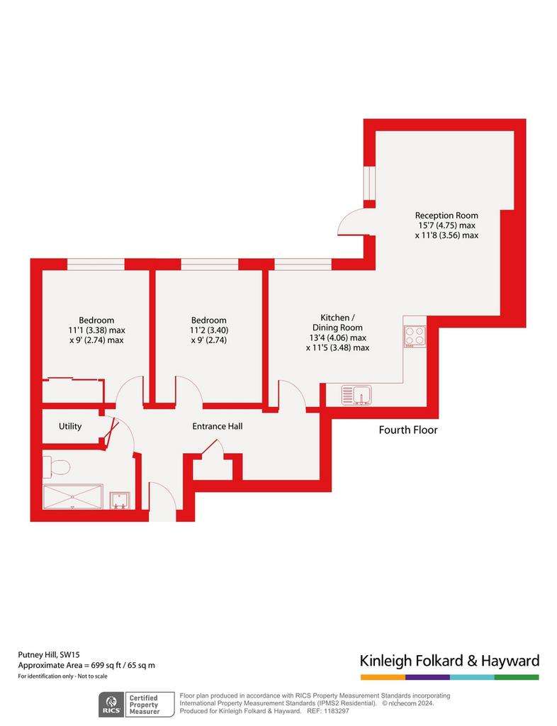 2 bedroom flat for sale - floorplan