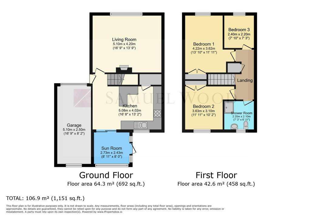 3 bedroom semi-detached house to rent - floorplan