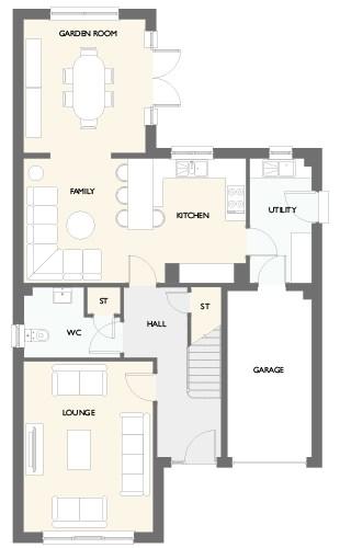 6 bedroom detached house for sale - floorplan