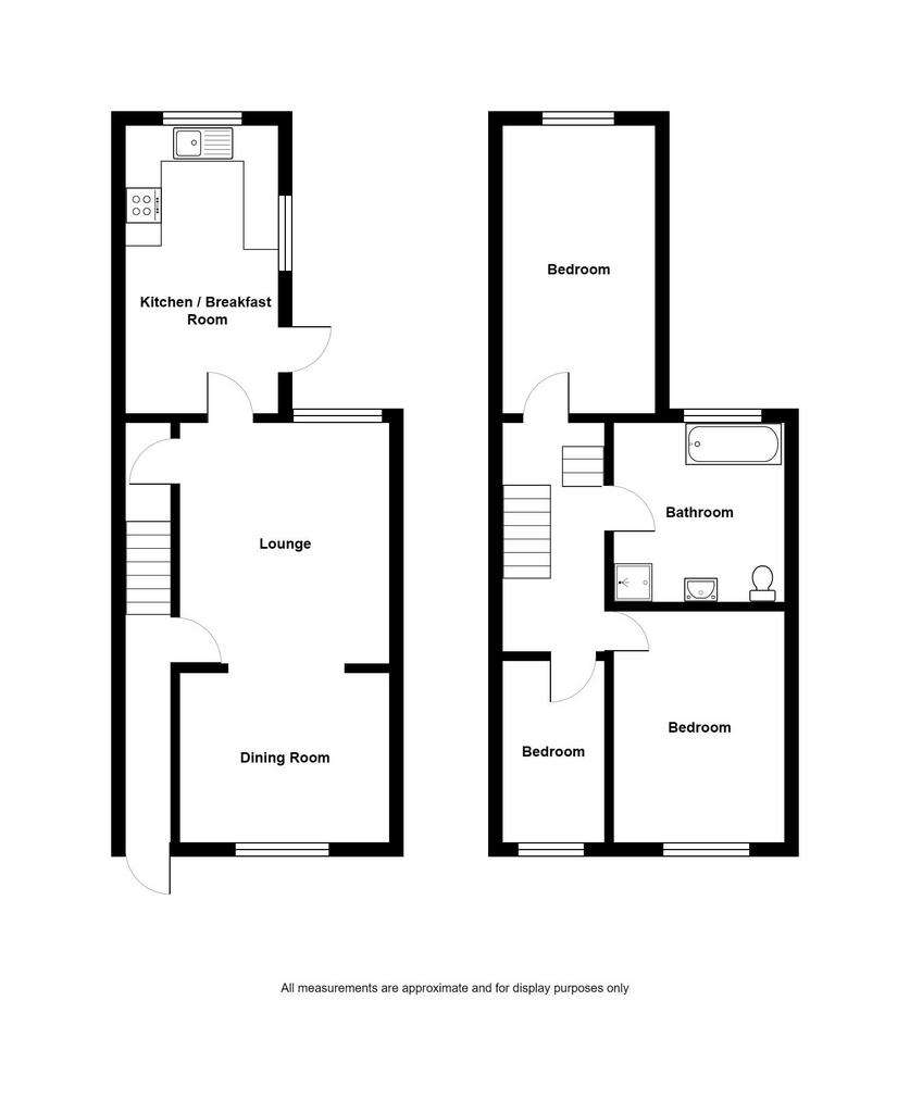 3 bedroom semi-detached house for sale - floorplan