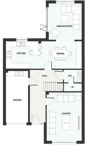 4 bedroom detached house for sale - floorplan