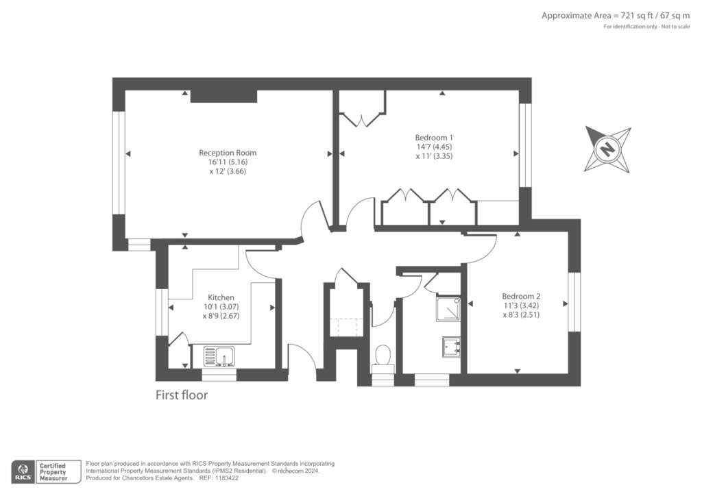 2 bedroom maisonette for sale - floorplan