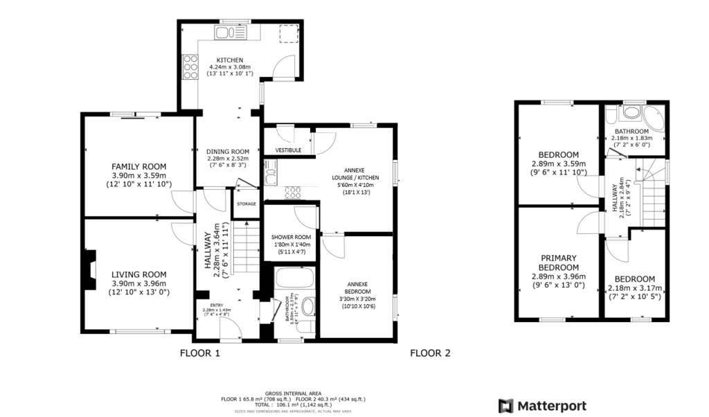 4 bedroom semi-detached house for sale - floorplan