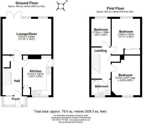 3 bedroom detached house for sale - floorplan