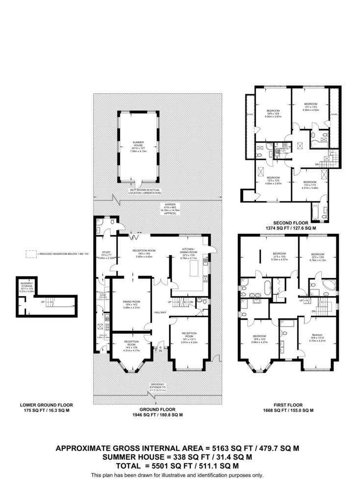 8 bedroom house to rent - floorplan