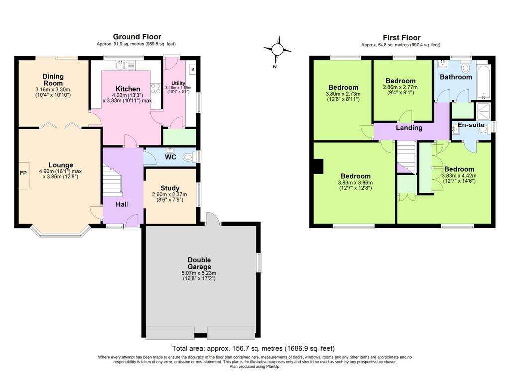 4 bedroom detached house for sale - floorplan