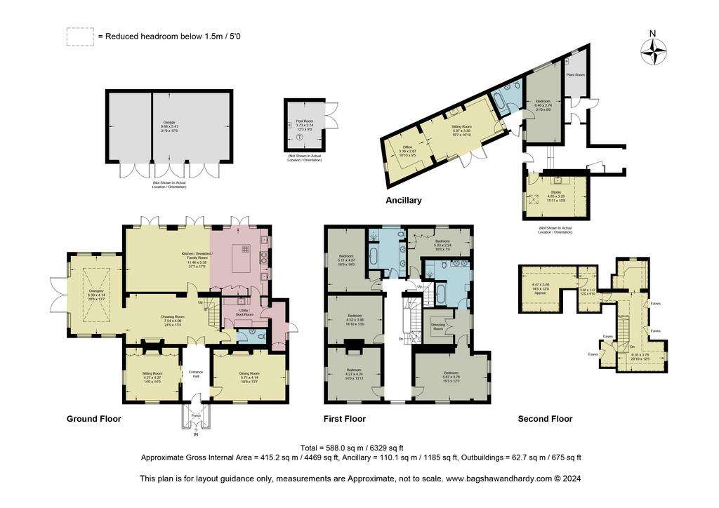 5 bedroom detached house to rent - floorplan