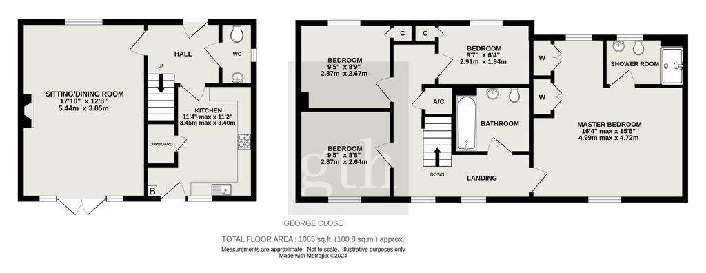 4 bedroom house for sale - floorplan