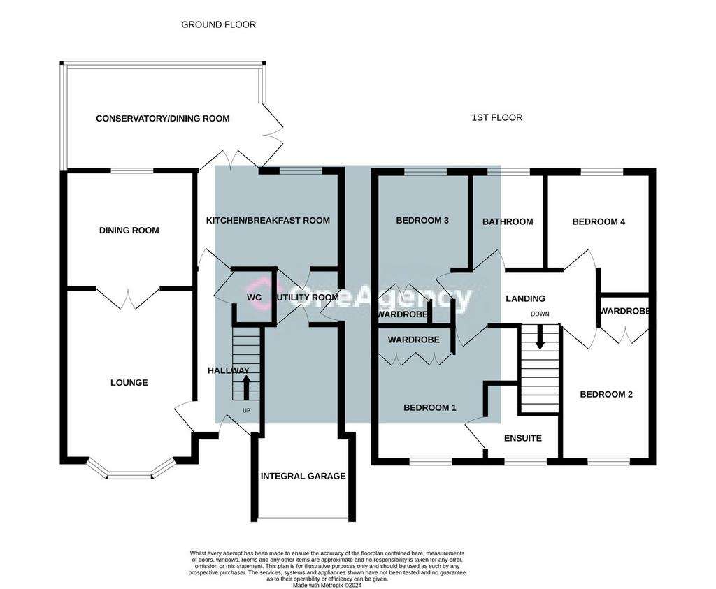 4 bedroom detached house for sale - floorplan