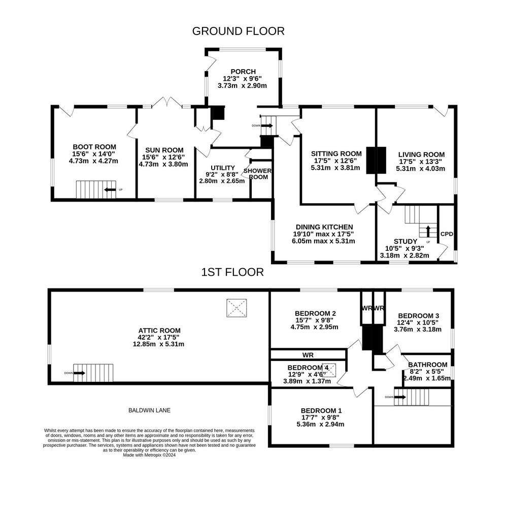 4 bedroom detached house for sale - floorplan