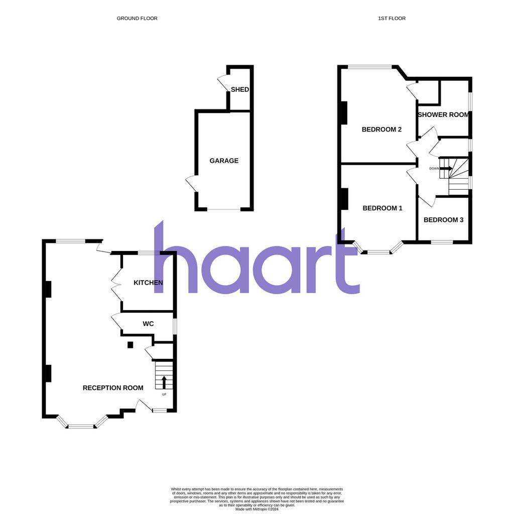 3 bedroom semi-detached house for sale - floorplan