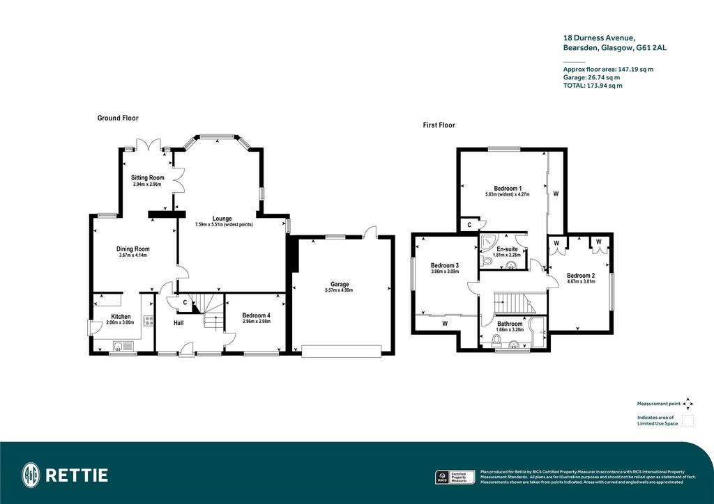 4 bedroom detached house for sale - floorplan