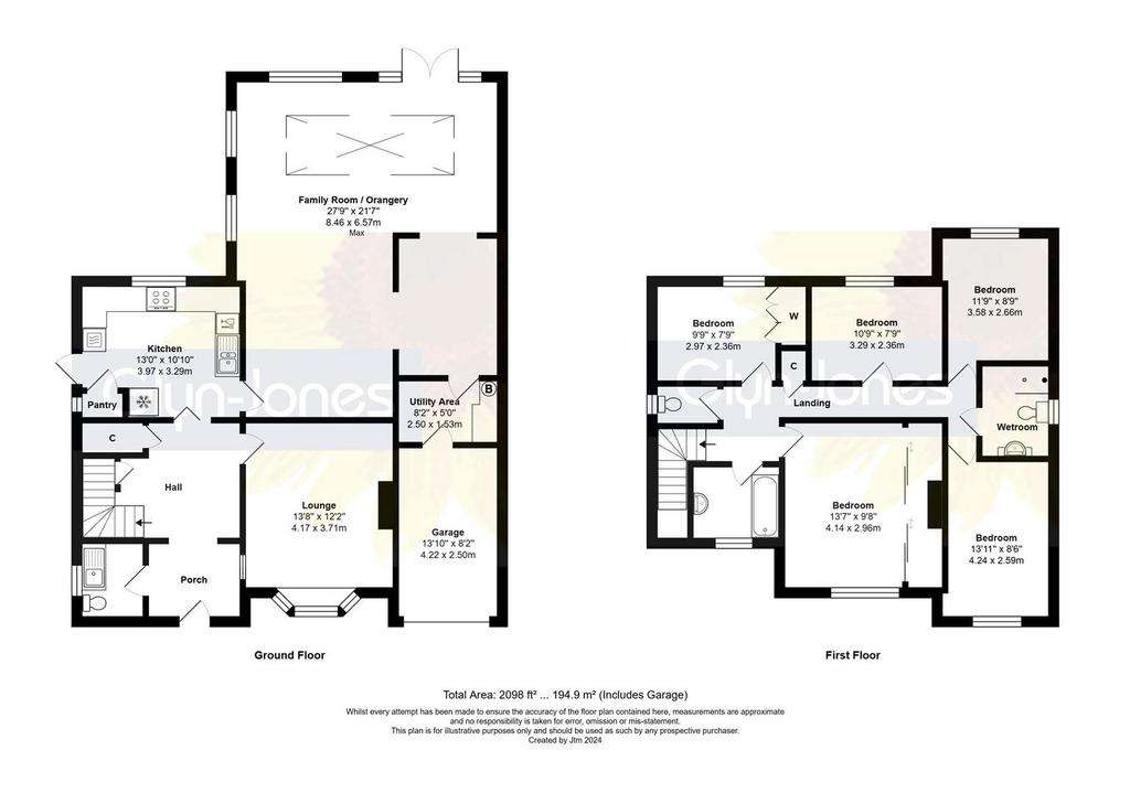 5 bedroom detached house for sale - floorplan