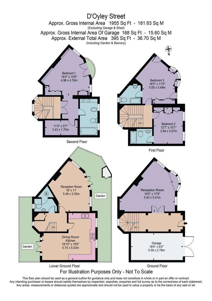 3 bedroom house to rent - floorplan