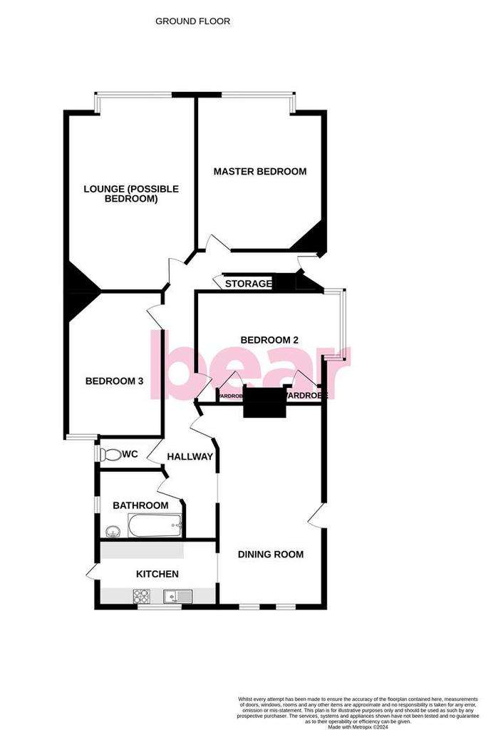 4 bedroom flat for sale - floorplan