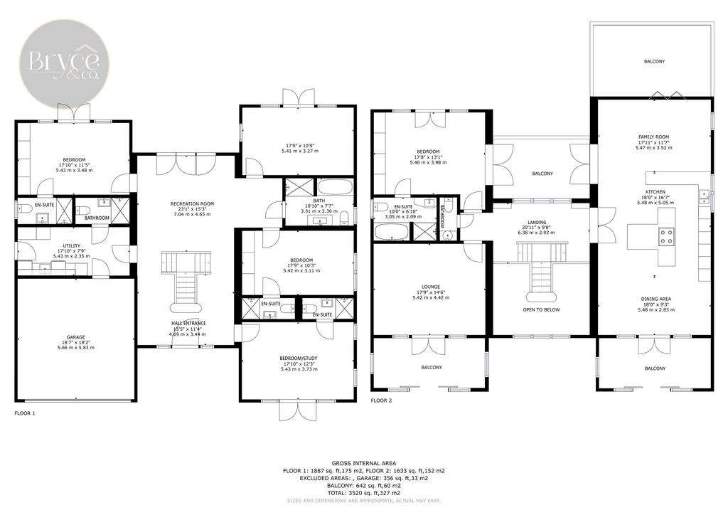 5 bedroom detached house for sale - floorplan