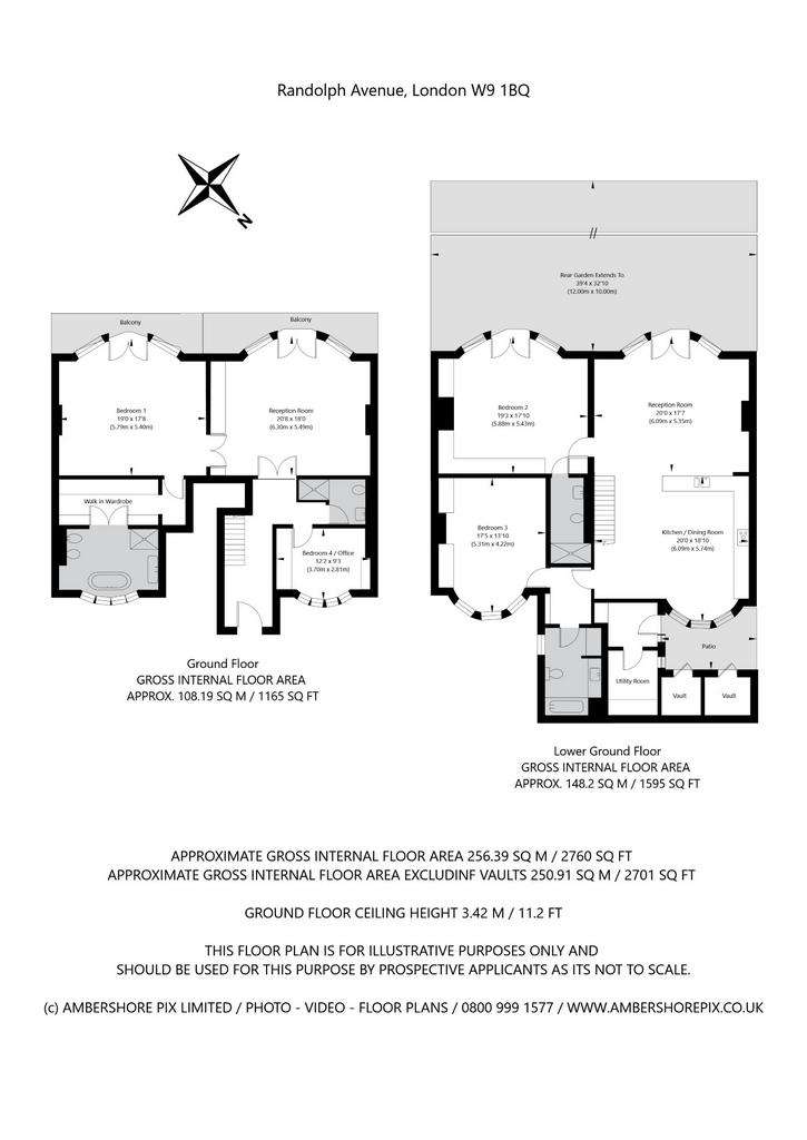 4 bedroom flat for sale - floorplan