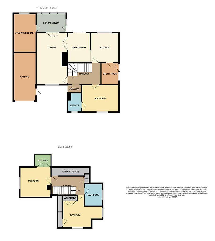 4 bedroom detached bungalow for sale - floorplan