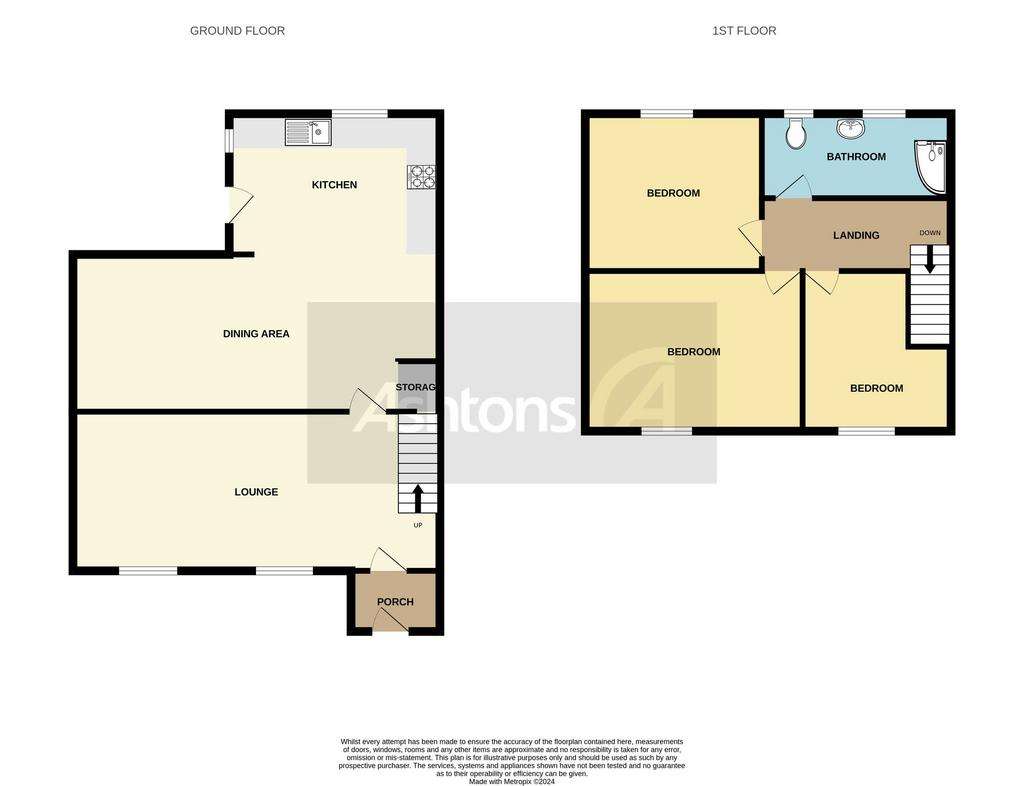 3 bedroom terraced house for sale - floorplan