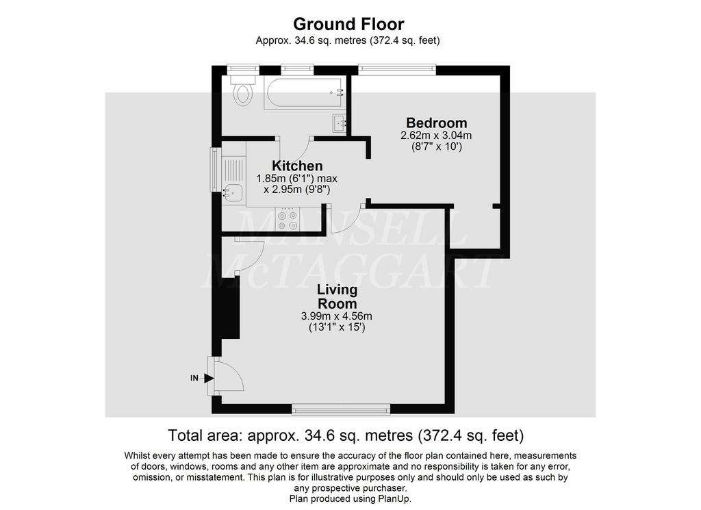 1 bedroom maisonette for sale - floorplan