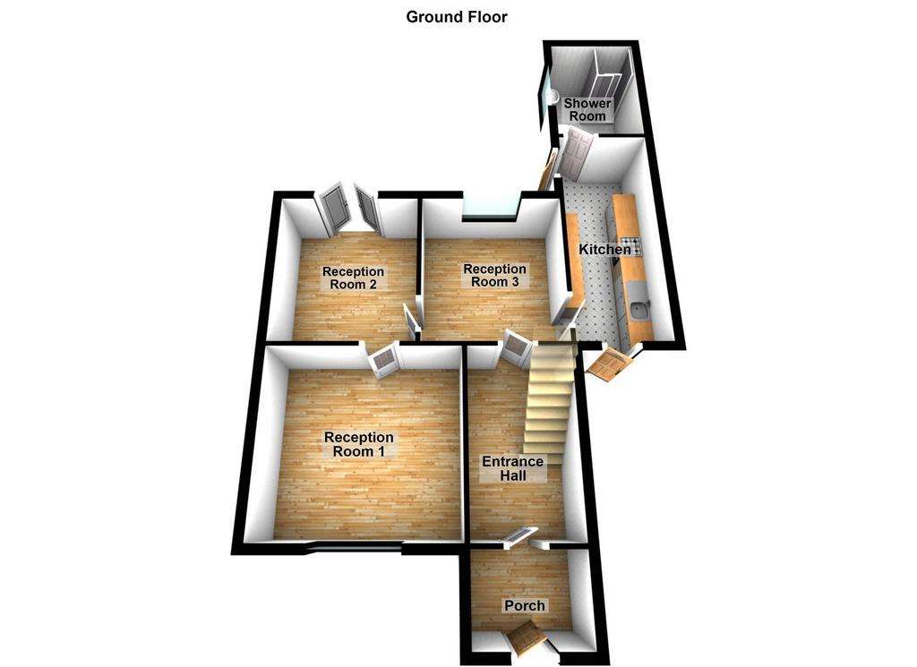 3 bedroom semi-detached house for sale - floorplan