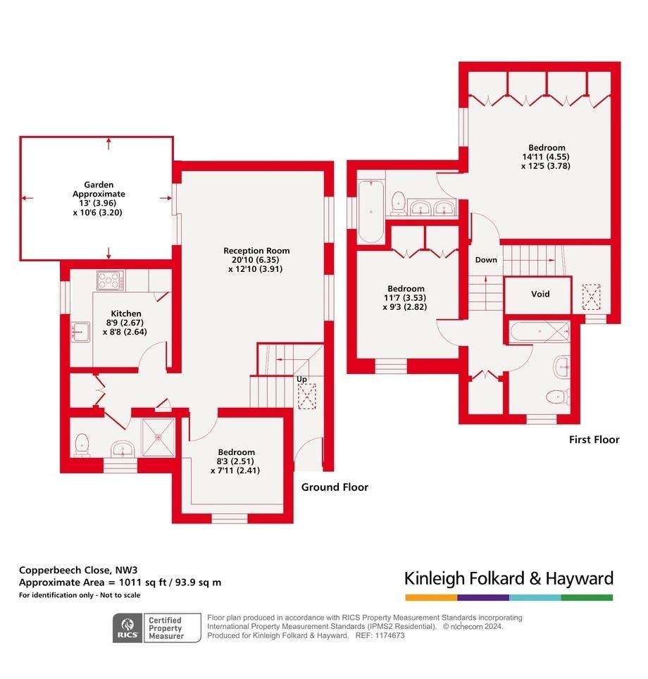 3 bedroom detached house for sale - floorplan