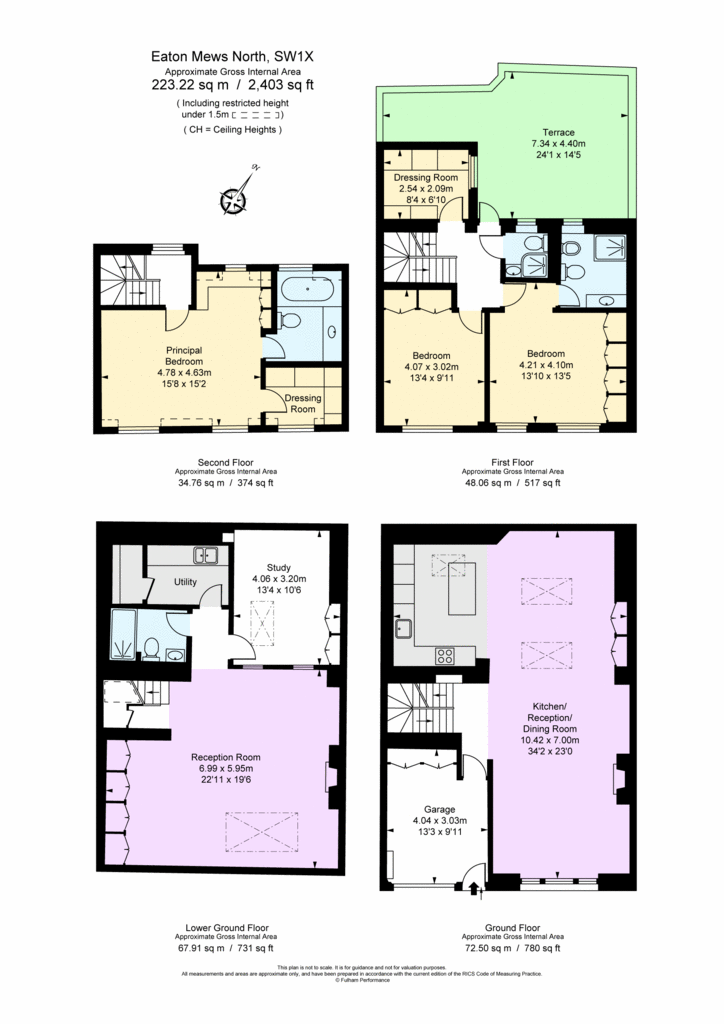 3 bedroom terraced house to rent - floorplan