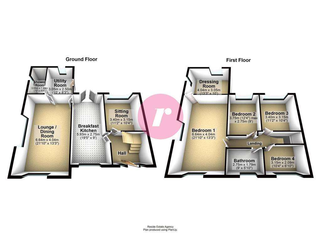 4 bedroom semi-detached house to rent - floorplan