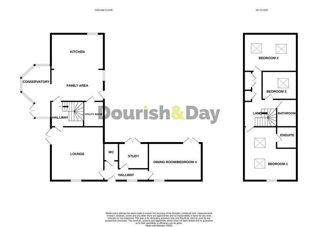 4 bedroom barn conversion for sale - floorplan