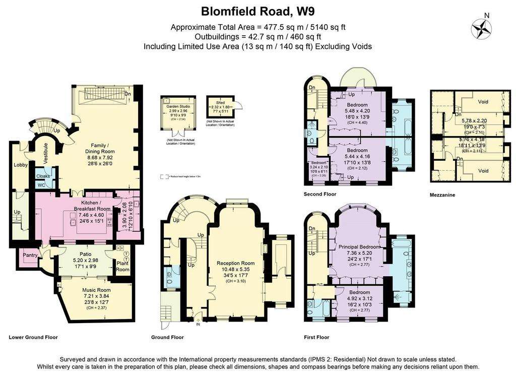 5 bedroom detached house for sale - floorplan