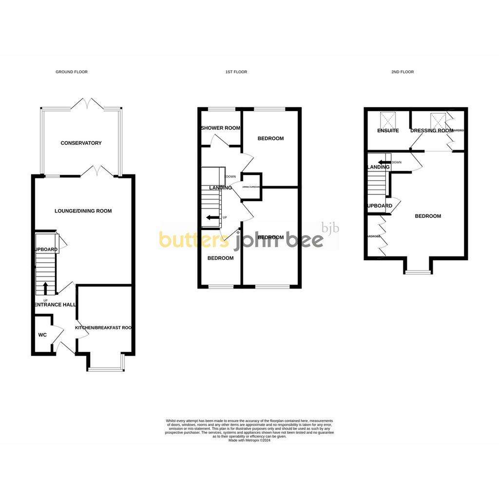 4 bedroom town house for sale - floorplan