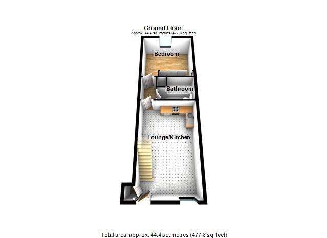 1 bedroom flat for sale - floorplan