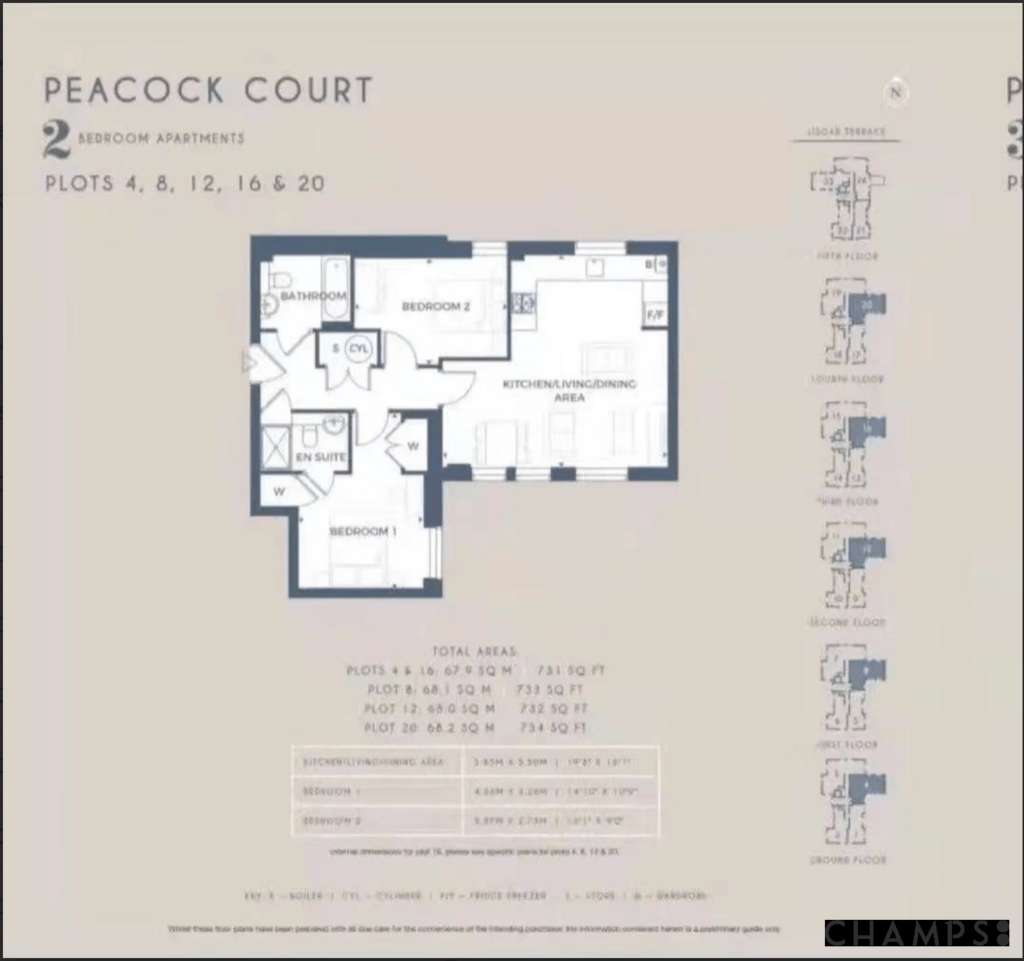 2 bedroom flat to rent - floorplan