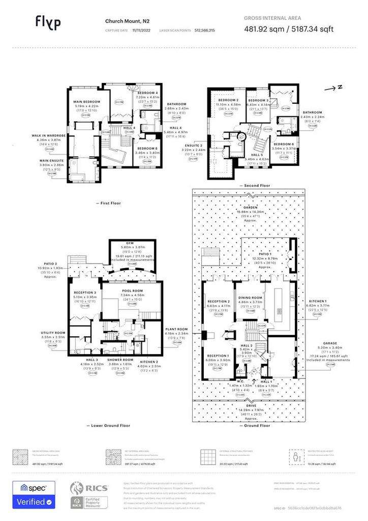 6 bedroom detached house to rent - floorplan