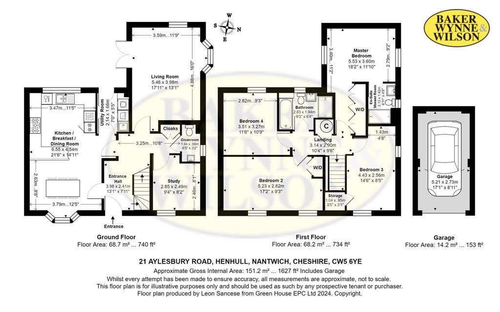 4 bedroom detached house for sale - floorplan