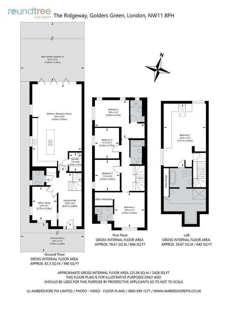 5 bedroom house to rent - floorplan