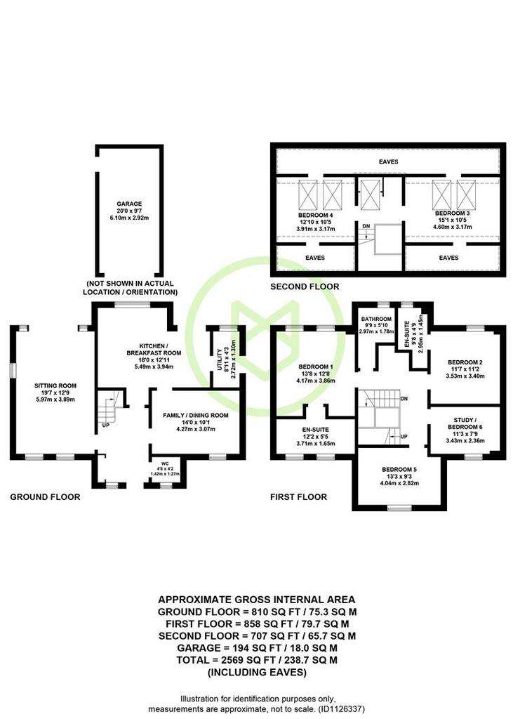 6 bedroom detached house for sale - floorplan