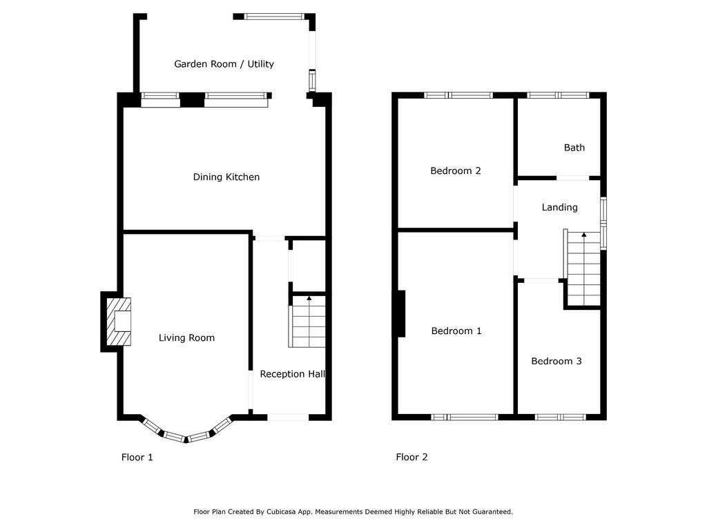 3 bedroom semi-detached house for sale - floorplan