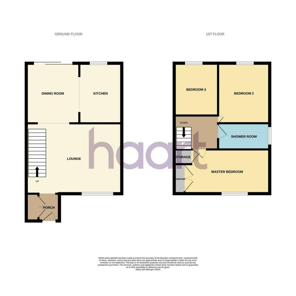 3 bedroom semi-detached house for sale - floorplan