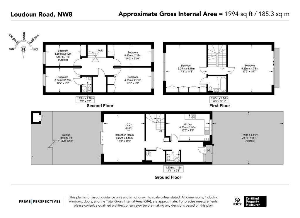 5 bedroom terraced house to rent - floorplan