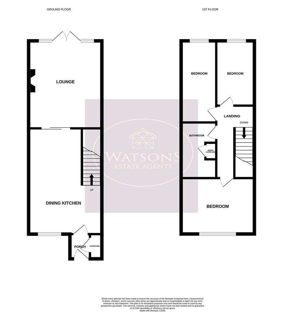 3 bedroom terraced house for sale - floorplan