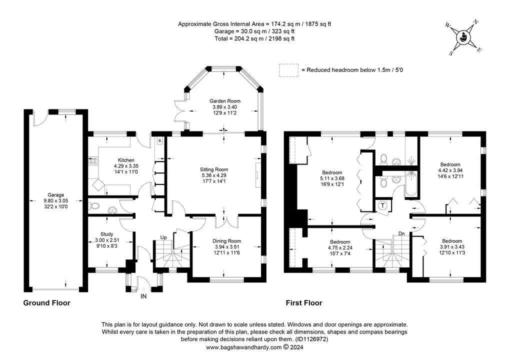 4 bedroom detached house for sale - floorplan